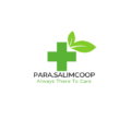 white and red minimalist pharmacy logo